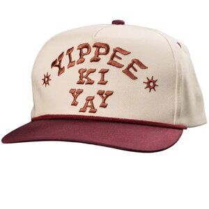 Yippee Ki Yay Hat Maroon